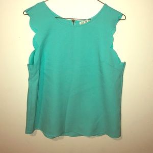 Turquoise tank top